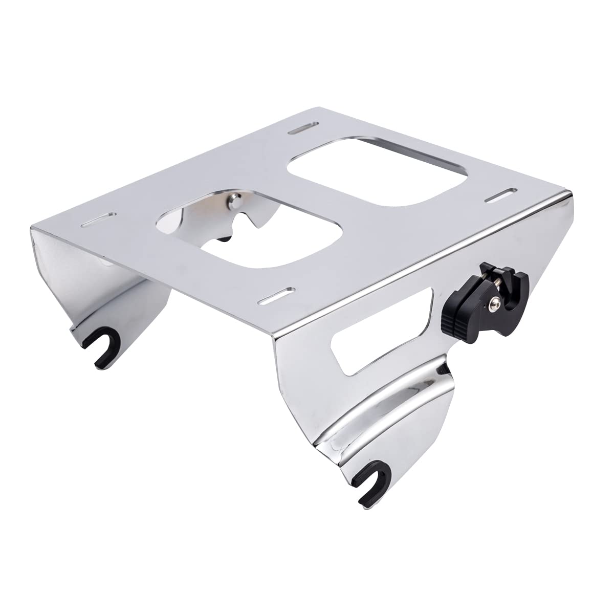 Detachable Solo Tour Pak Pack Mounting Luggage Rack Fit Harley Touring Electra Glide Road King Street Glide Road Glide CVO 2014-2022 (Chrome)