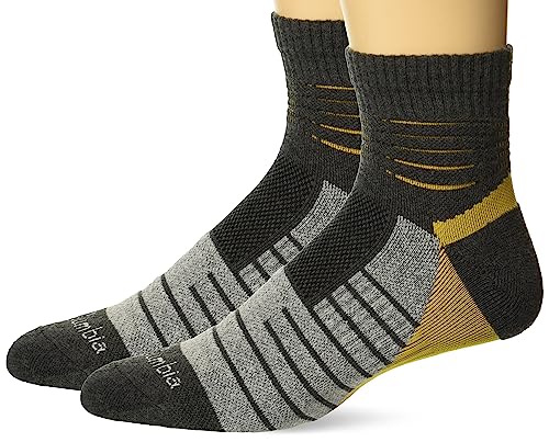 Columbia Men's 2 Pack Lightweight Active Quarter Socks