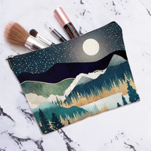 Forest Makeup Bag Travel Portable Cosmetic Pouch Waterproof Toiletry Organizer Storage Bag Zipper Pouch For Women4