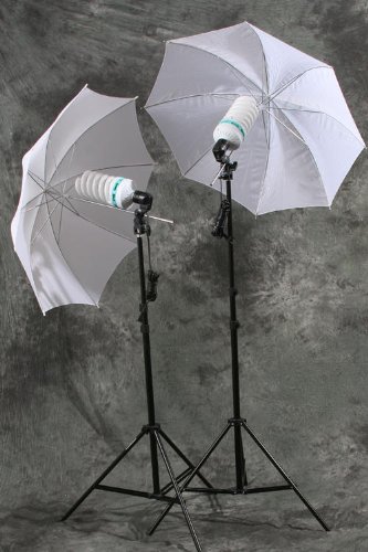 ePhoto 800 W Studio Video Film Continuous Lighting Ki Premium Photo Studio Continuous Light Lighting Umbrella Stand Light Kit by ePhoto INC Dk105