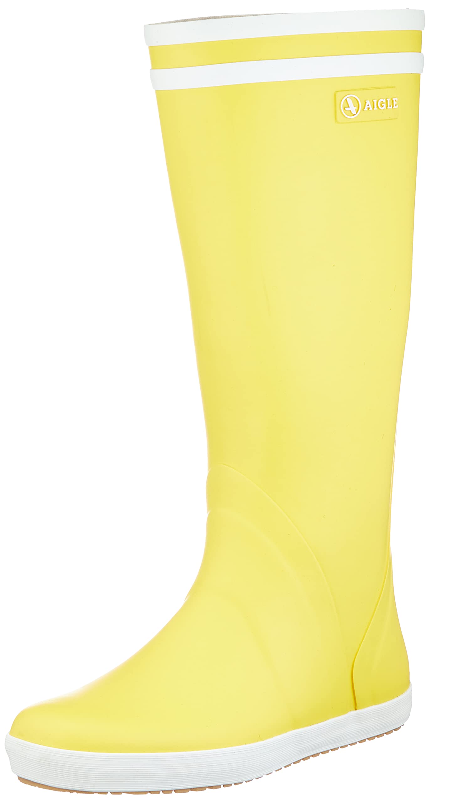 Aigle GOELAND, Rain Boot, JAUNE/BLANC,