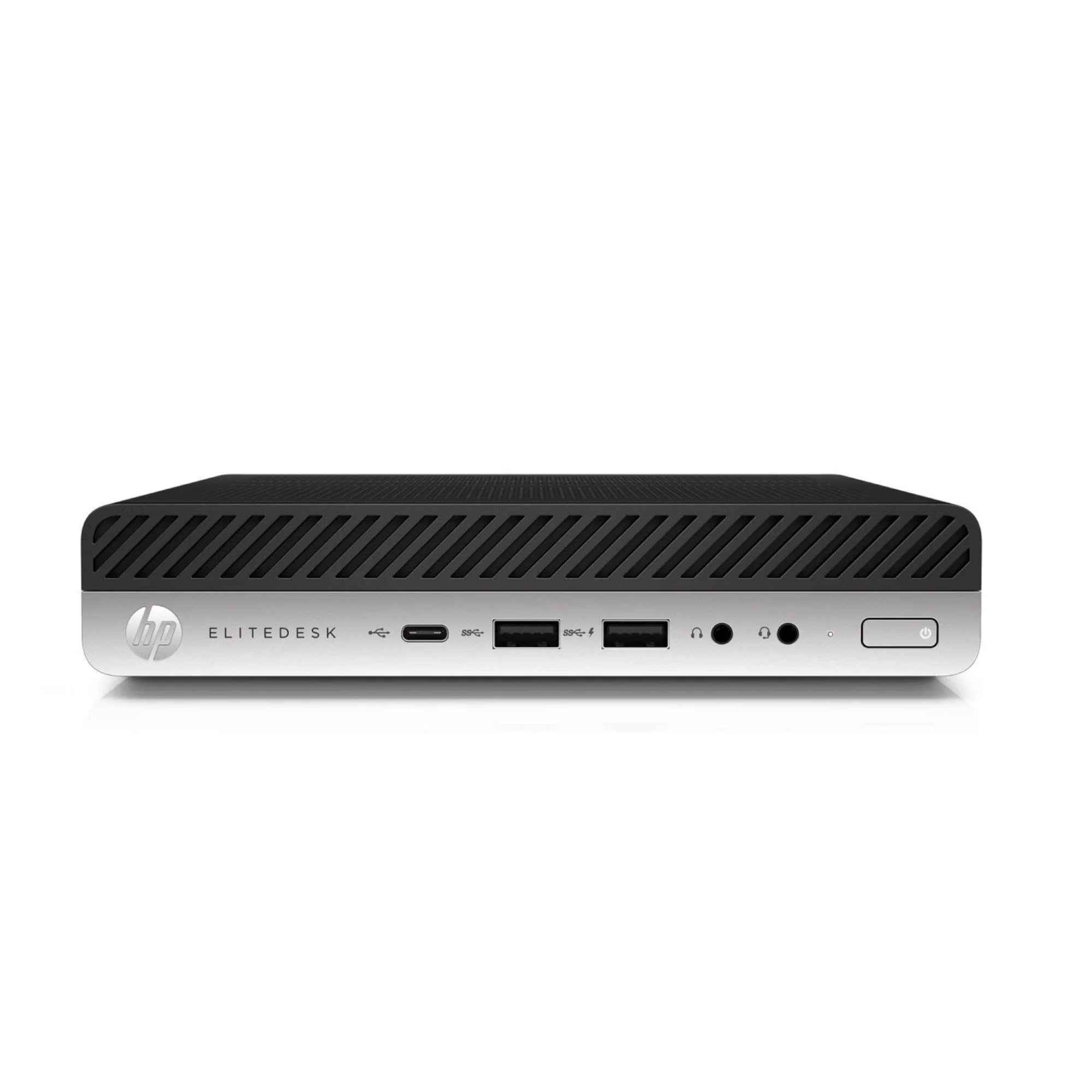 HP EliteDesk 800 G5 Mini Intel i5-9500T 6Core 2.20GHz RAM 16Go SSD 512Go - Desktop Tiny Prêt à l'emploi avec Windows 11 - Clé WiFi Gratuite (Reconditionné)