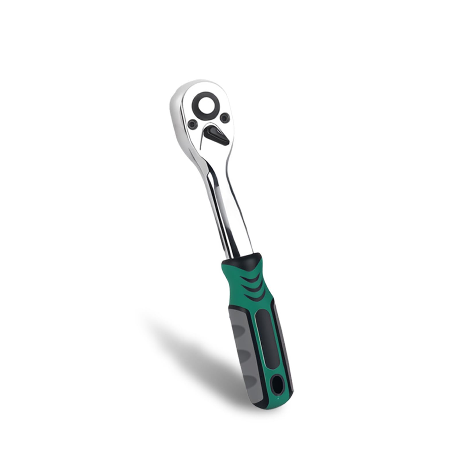 Tsophreniq Compactly Ratcheting Wrench Bidirectional 72 Tooth Quickly Release Hexagonal Socket Industrial Alloy Steel Spanner 5 Degree Swing Bidirectional Ratcheting Socket Tool