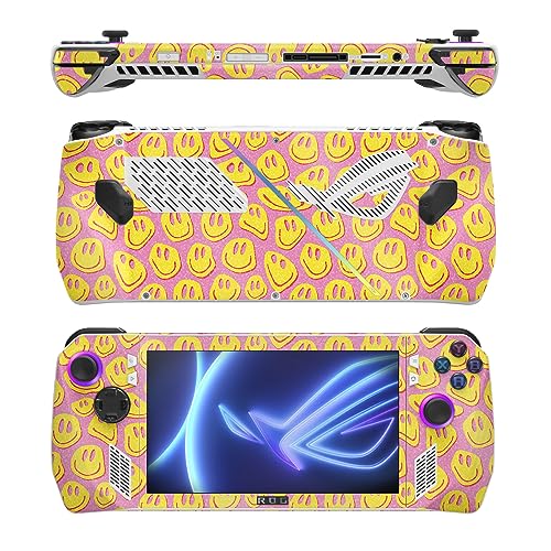 Image of MightySkins Glossy Glitter Skin Compatible with Asus ROG Ally - Melted Faces | Protective, Durable High-Gloss Glitter Finish | Easy to Apply