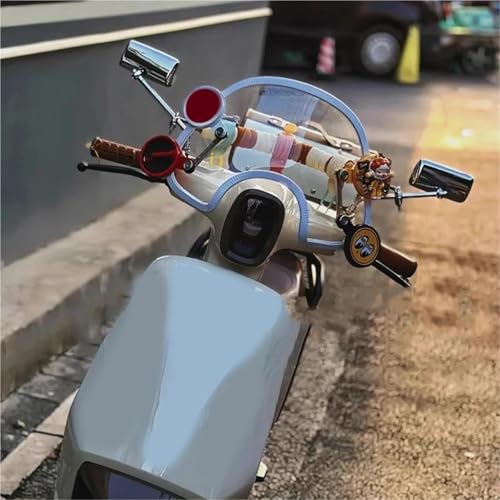 Espejo retrovisor de moto contra vibraciones con rosca de 8 10mm 7