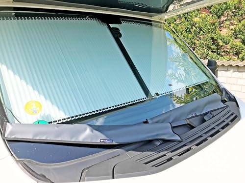 Generic Scheibenwischerschutzhülle für Erwachsene Unisex, Autozubehör, Schutzhülle, Grau, Hohe Taille, EU 790 mm x 140 mm