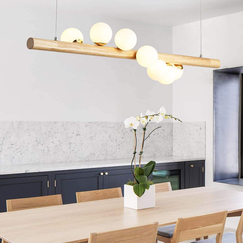 Lampadario LED Moderno A 4 Anelli Di Cristallo, Regolabile, Bianco Freddo, Per Sala Da Pranzo E Soggiorno - Foto 12