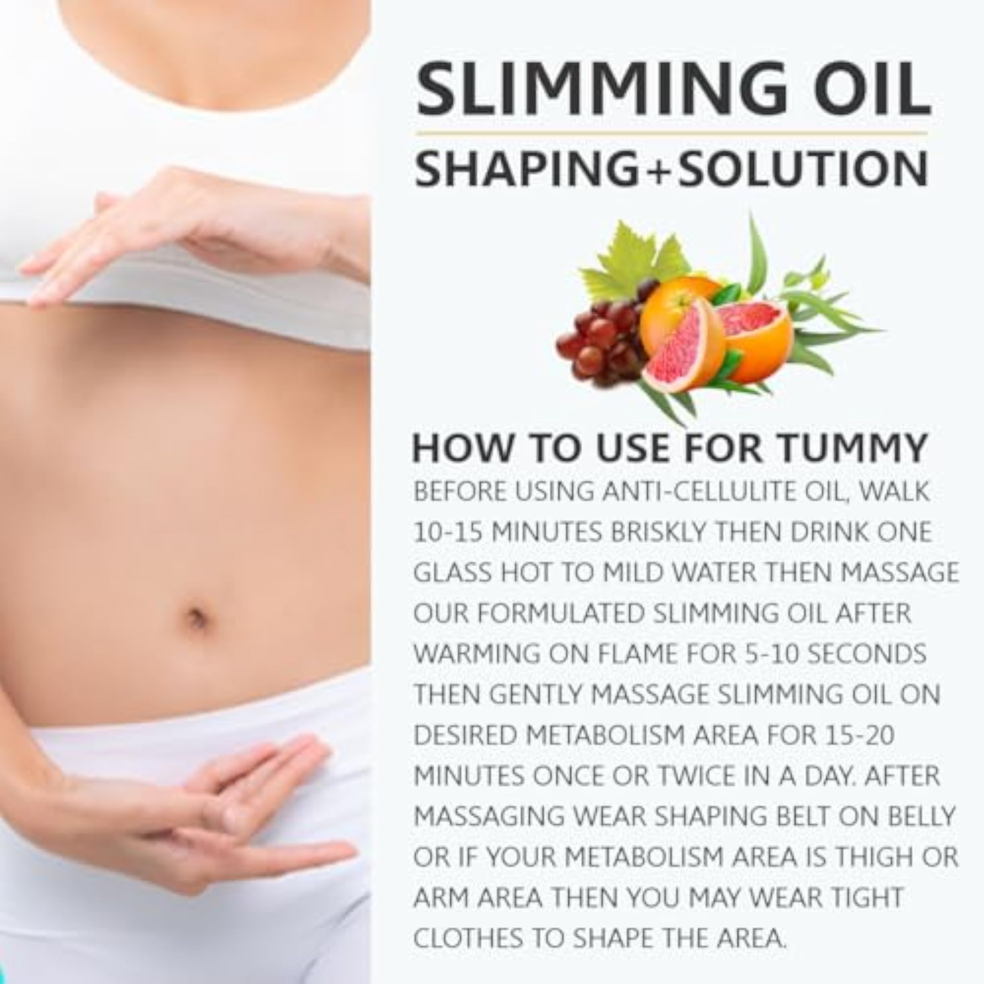 Slimming Oil with Ground Nut & Herbs