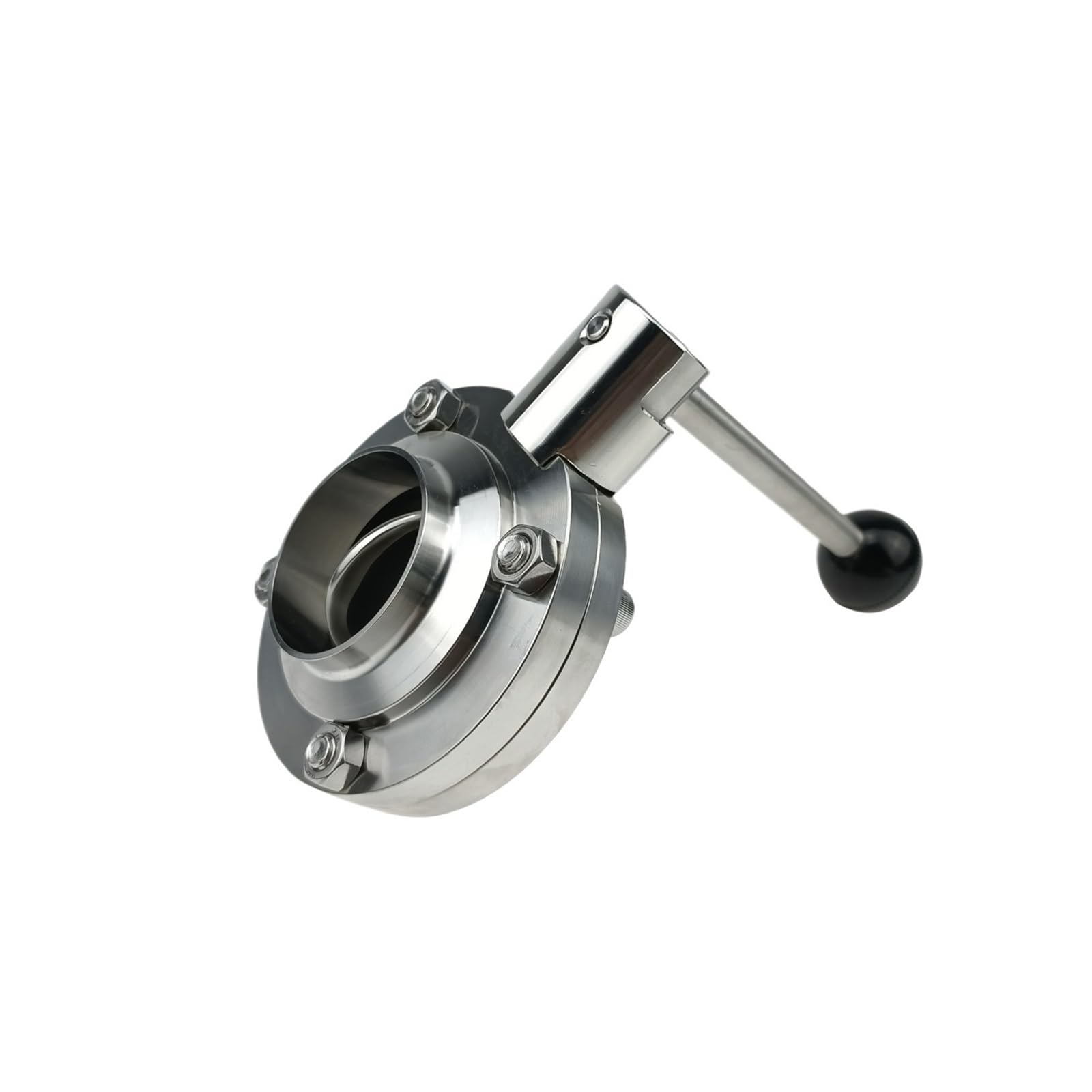 BALYDLUL Welding butterfly valve 304 stainless steel(OD 32mm)