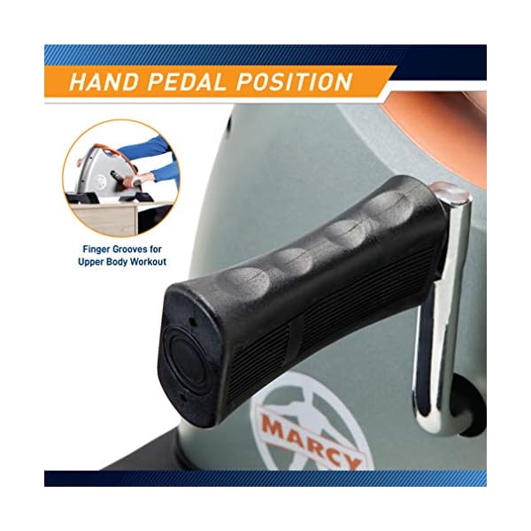 Marcy Cardio Mini Cycle – Portable Cardio Machine with Variable Resistance for Home Gym NS-909