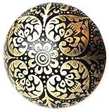36 mm de diámetro. Juego de 6 pomos de latón de French Furniture Fittings (FFF) – Tiradores de armario de cocina, armario, pecho, muebles, asas de cajón – Vintage Shabby Chic 36 mm por FFF