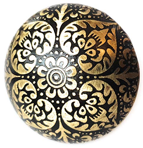 Juego de 6 pomos de latón por French Furniture Fittings Cover