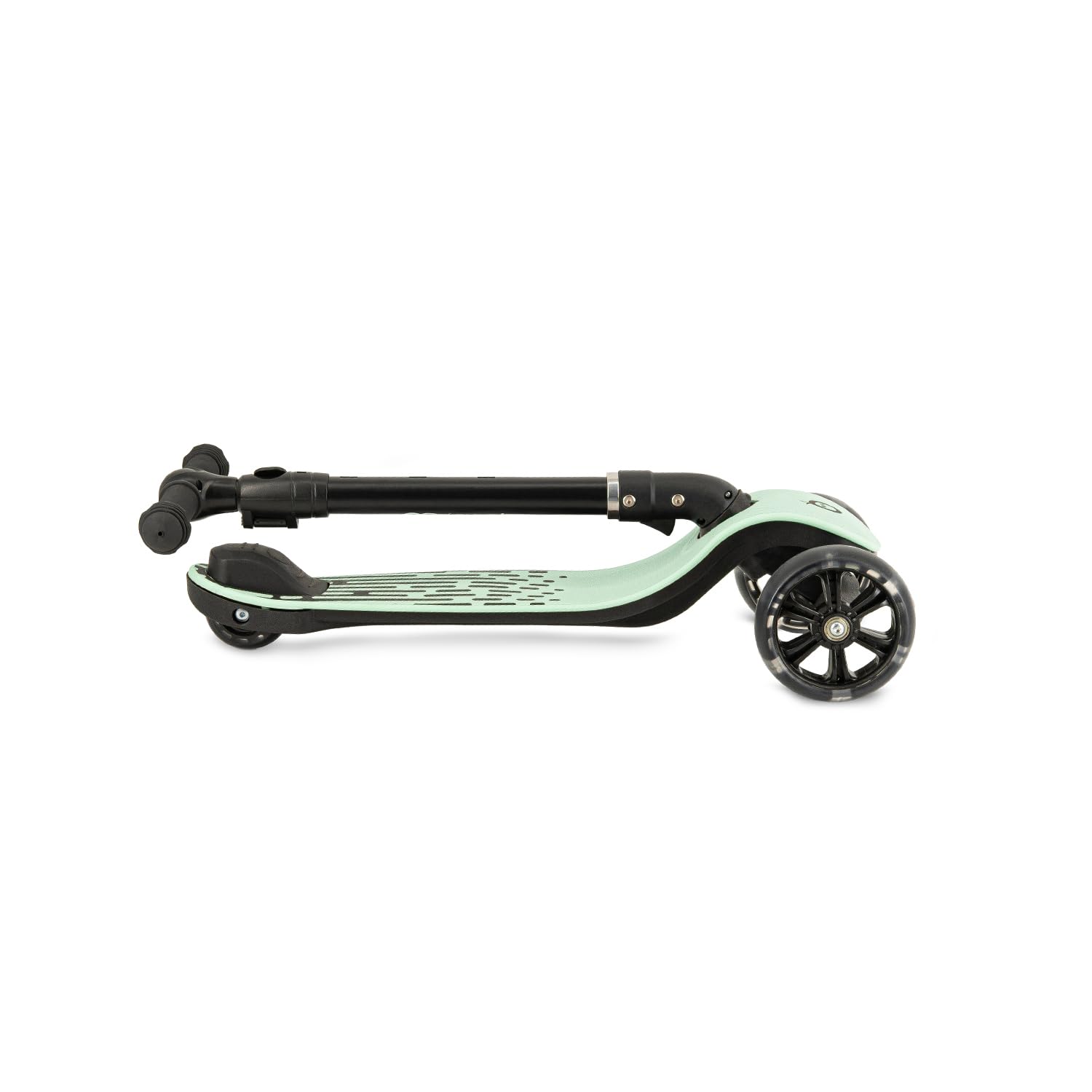 Monopattino bambini 3 ruote MoMi SAN 2 in 1, manubrio regolabile (60/66/72 cm), pieghevole, ruote LED con cuscinetti ABEC-7, freno a pedale, leggero 2,7 kg