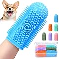 6Pcs Dog Finger Toothbrush,360° Dog Tooth Brushing Kit,Finger Toothbrush,Cat Tooth Brush,Teeth Cleaning,Dogs Cats Teeth Cleaning Dental Care