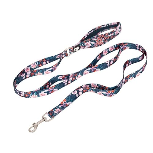 WINHYEPET Truelove Floral Chien Laisse Poignée rembourrée en néoprène Contrôle supplémentaire de la circulation Chien Assez solide et facile à contrôler Applicable à Toutes Les Races TLL3112 Cover