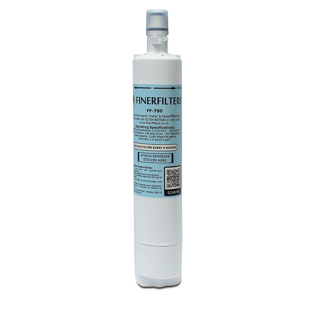 Filtre à eau Fisher & Paykel 847200 cartouche de rechange FF-790 Finerfilters