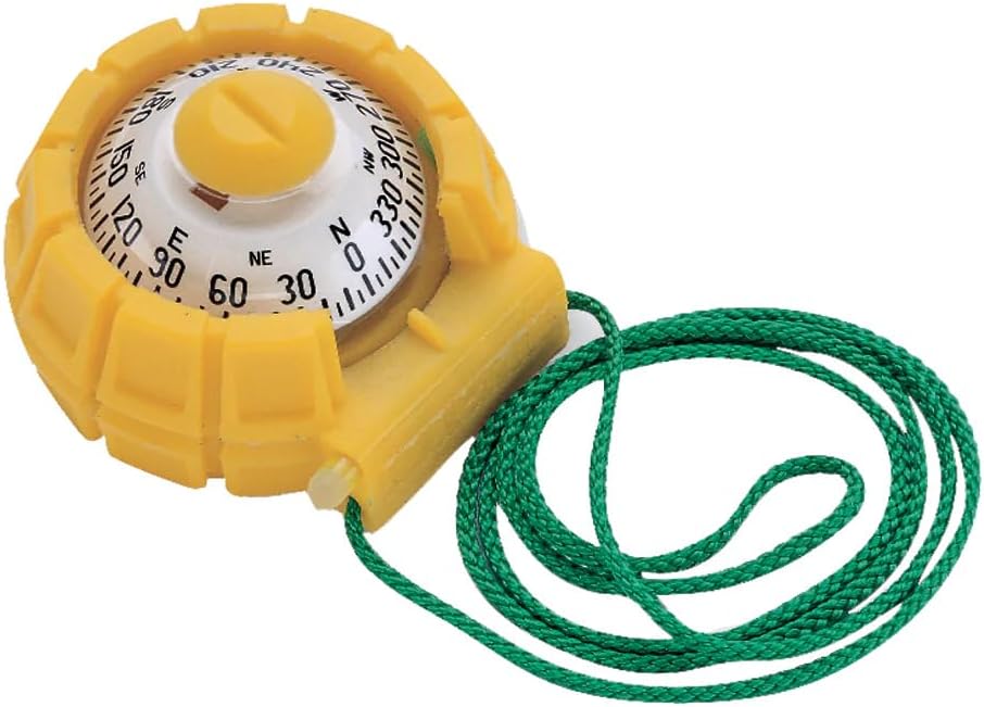 X-11Y Navigation 2-Inch Dial Sport Kayak Compass (Yellow)