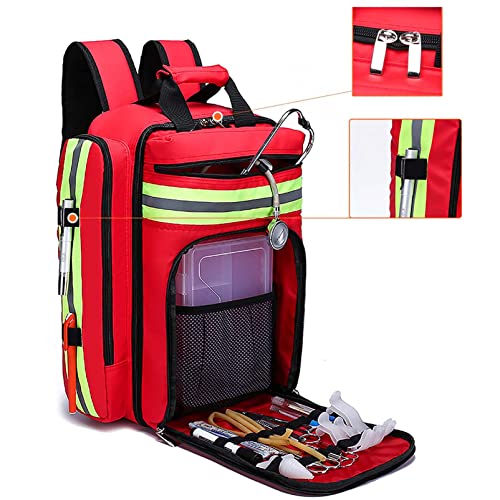 Sac à dos premier secours grand compartiment étanche spécial traumatologie - 4