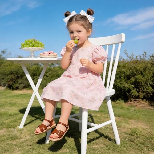 Image of DREAM PAIRS Girls Sandals Fashion Sandal with Adjustable Straps Open-Toe Comfortable Summer Shoes for Toddler Little Kid