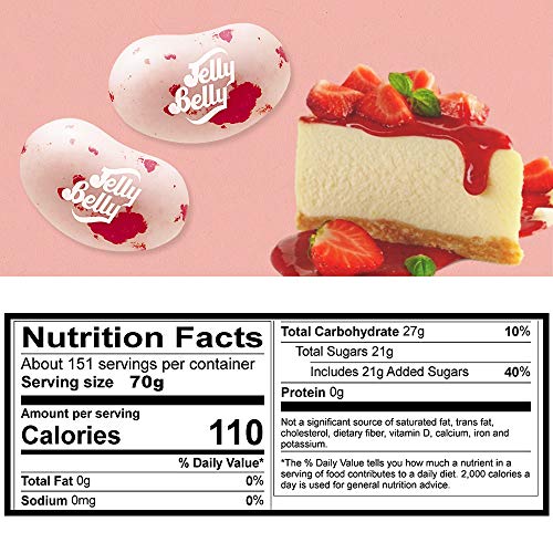 Jelly Beans | Strawberry/aardbeien cheesecake 70g zakje - Afbeelding 4