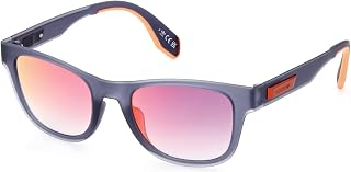 Sunglasses Adidas Originals OR 0079 91L Matte Blue/Roviex Mirror