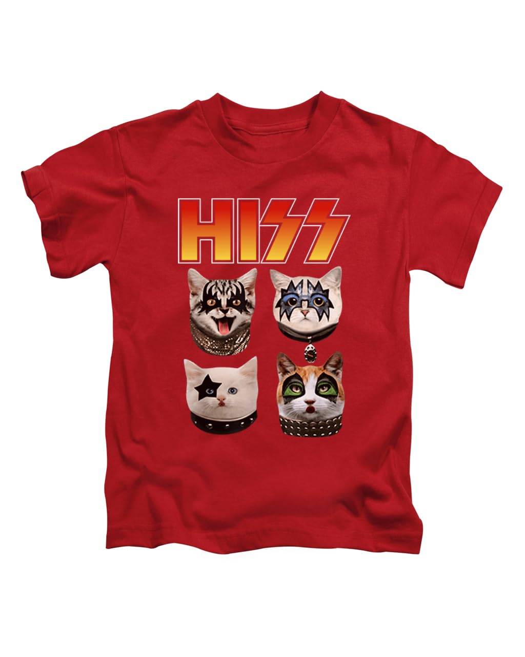 New Spirit Original Unisex Red Hiss Cat Meme Cats Animal Novelty Joke Iconic Memes Tee T-Shirt Funny T Shirt Top