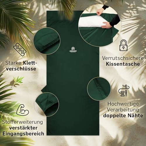 Armadic® Hüttenschlafsack aus Mikrofaser (nur 230g) - Ultraleicht und klein – Ansicht 4