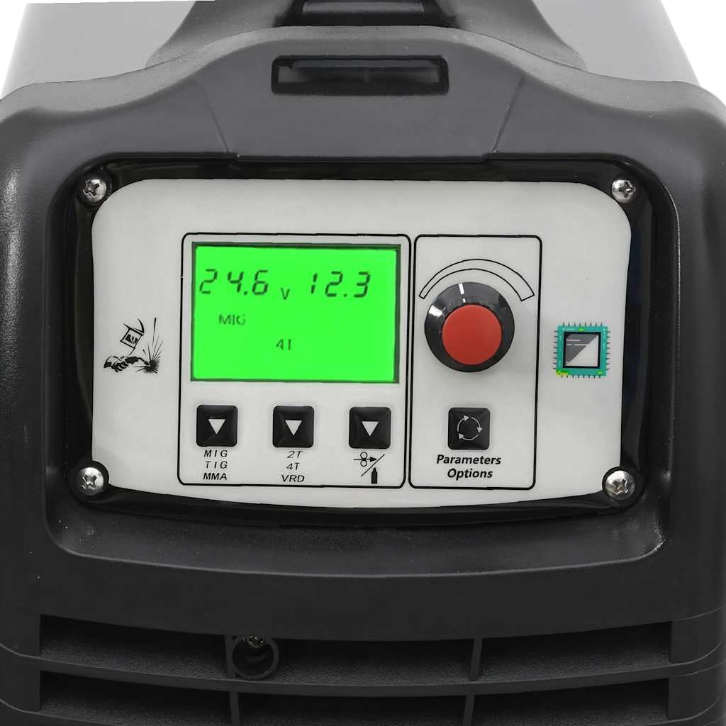 Spawarka MIG MMA Lift WIG 200 A z funkcją synergii do spawania stali nierdzewnej, spawarka inwerterowa 3 w 1 z akcesoriami, 230 V, 12,1 kg, idealna do warsztatu, naprawy placu budowy