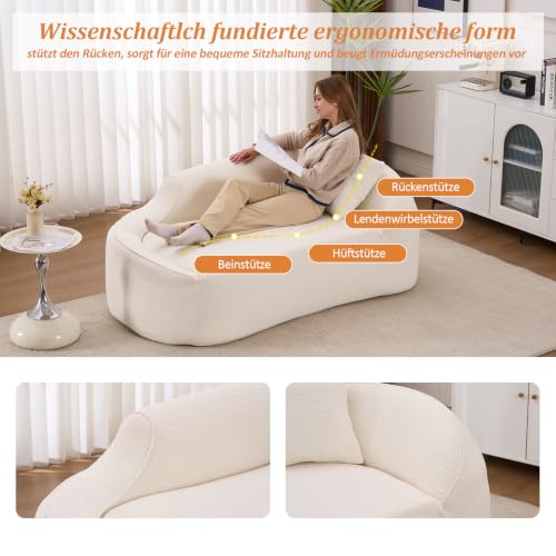 Sofá cama para salón y dormitorio de chenilla con dos plazas y diseño de compresión 5