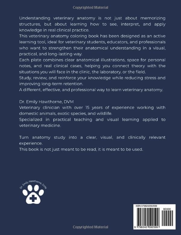 Veterinary Anatomy Coloring Book: A Vet Coloring Book for Visual Learning, Exam Preparation, and Clinical Anatomy - Image 2