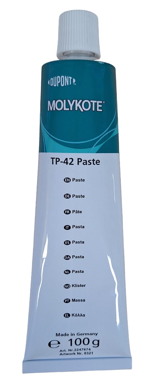 Molykote TP-42 - Haftende Fettpaste mit Festschmierstoffen für Oberflächen, die Waschungen oder starkem Druck ausgesetzt sind