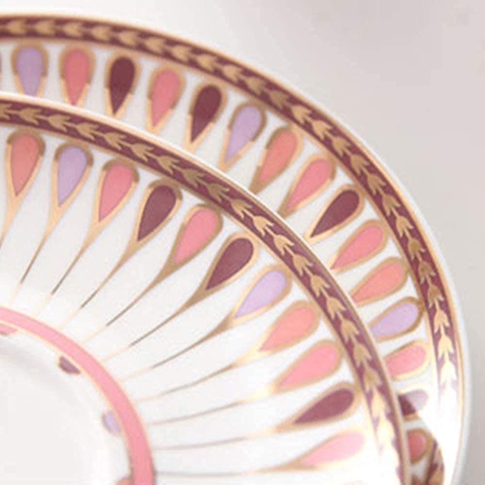 Tazze da tè e caffè, Bone China Ceramica Bella Tazza da tè Smaltata Opaca con Abbinamento, Piccolo Lusso di Alta qualità Set da tè per Il pomeriggio Tazza da caffè Inglese