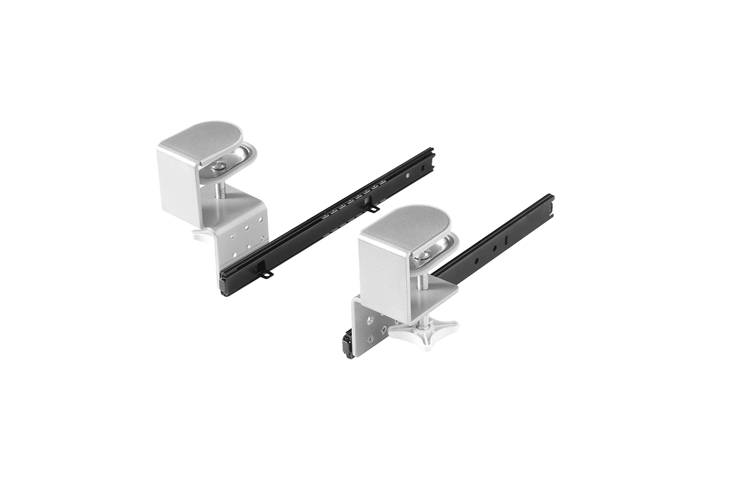 BONTEC Vassoio Per Tastiera, Vassoio Tastiera Estraibile Con Morsetto C Di Grandi Dimensioni, Porta Tastiera Estraibile Sotto Scrivania, Cassetto Per Computer Da 650x300 Mm(Nero - Foto 7