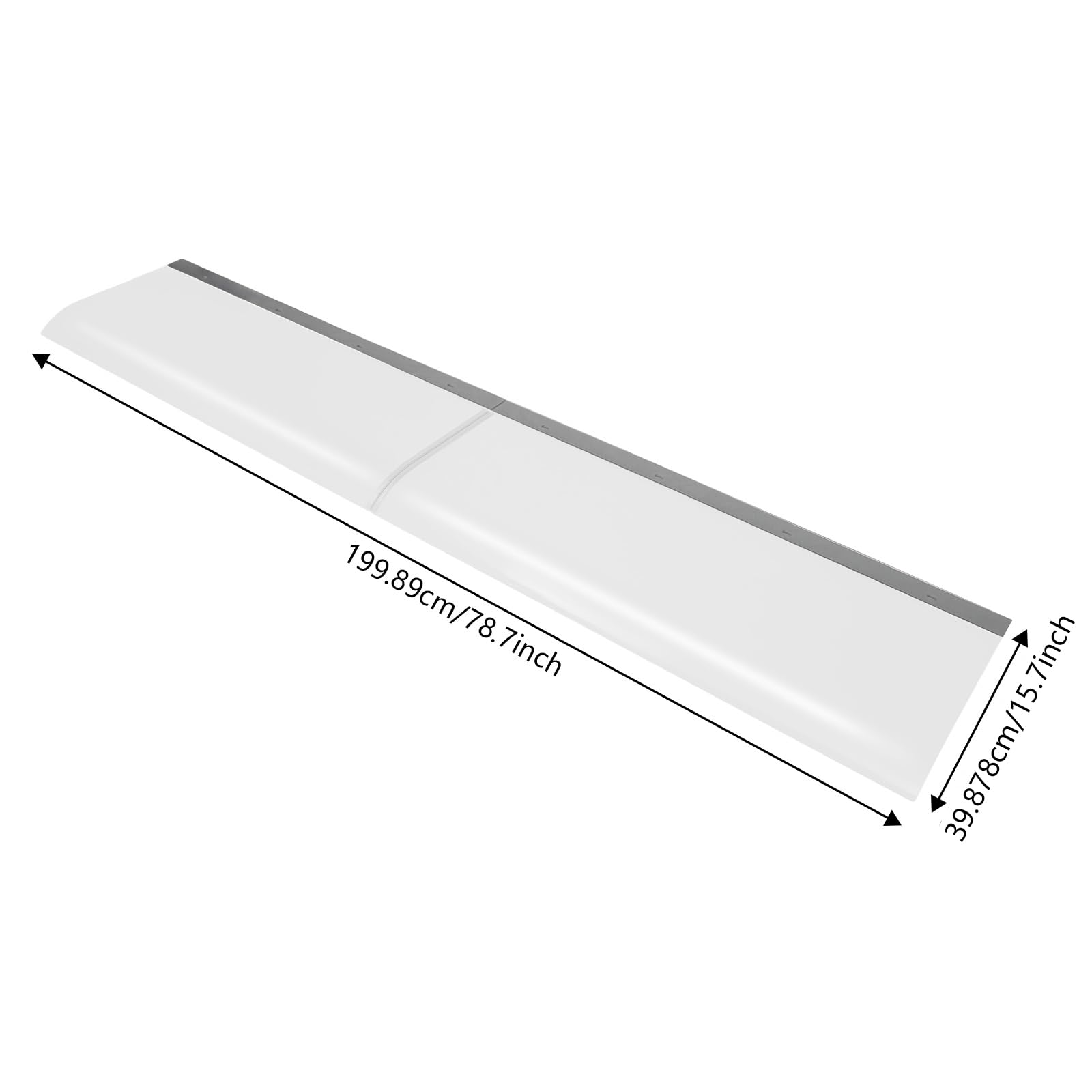 Marquesina para puerta de casa, cubierta de terraza, marquesina de PET, protege de la lluvia, el granizo y los rayos UV, cubierta de pérgola, cubierta de balcón para terraza, veranda, ventana
