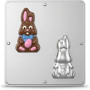 Easter Bunny Assembly Chocolate Candy Mold 4 1/2" with 2 Cavities Easter 1832
