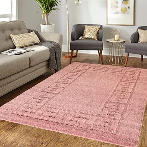 renoazul® Anti Slip Heavy Duty Waterproof Hall Runner Rug, 80 x 300 cm Non-Slip Large Rugs with Strong Gel Backing Long Runner Rug for Hallway, Kitchen and Bedroom(Gel Back Rocco Rug - Black)