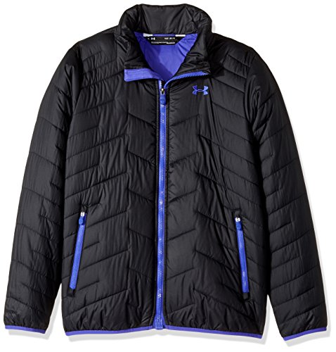 Under Armour Outerwear Youth Girls Cold Gear Reactor Jacket, Black, Medium