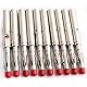 RUNCCI-YUN 10PCS 4mm Bananenstecker, Isolierte Sicherheits bananenstecker Lötbuchsen Stapelbar Bananenstecker SteckerDIY Elektrisch Tests bananenstecker für Multimeter-Messleitungen Rot und Schwarz