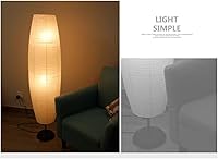 Vista 7 de Pantalla de lámpara de pie de papel, pantalla de papel de arroz blanco, cubierta de lámpara de repuesto para dormitorio, sala de estar