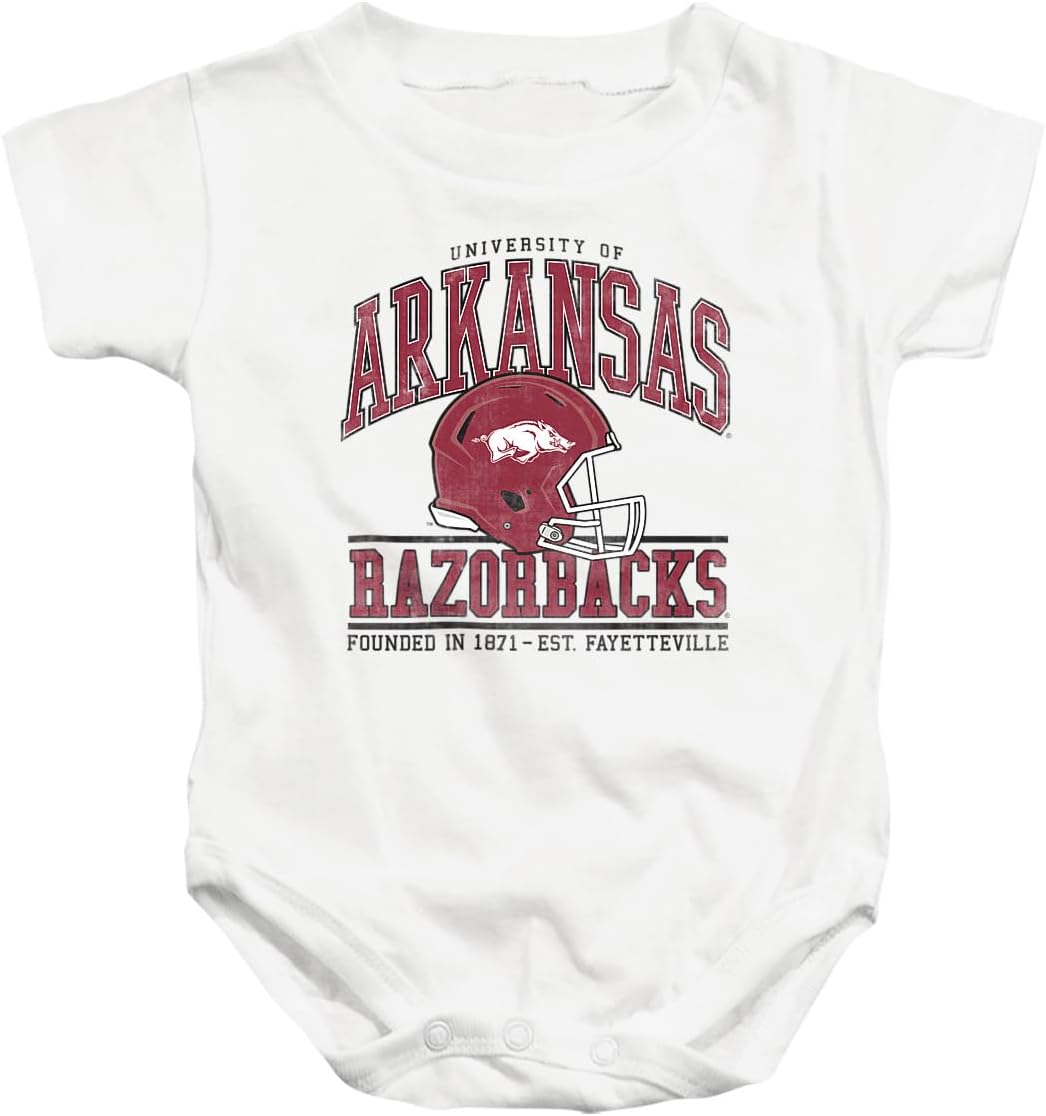 LOGOVISION University of Arkansas Razorbacks Spirit Collection Helmet Unisex Infant Snap Suit for Baby
