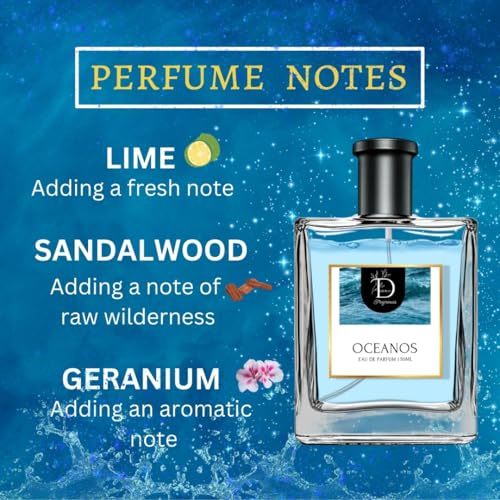 Image of Dionii Eau De Parfum Gift Set for Men | OCEANOS, OUD O.G. Perfume Set | Long Lasting Fragrance (2 x 50ml Each)