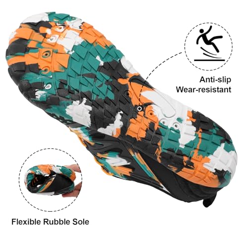 Image of XIHALOOK Athletic Hiking Water Shoes Womens Mens Quick Dry Barefoot for Beach Walking Kayaking Surfing Training