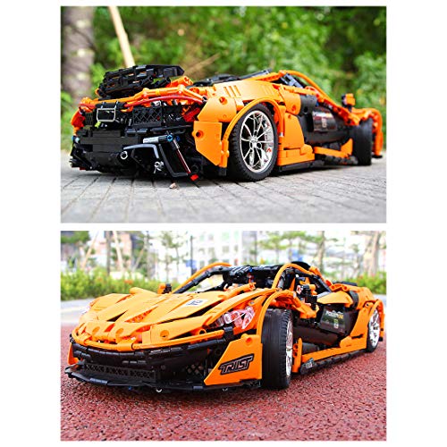 Foxom Technik Bausteine Auto, 3228Teile 1:8 Racing Auto Technic Bausteine Konstruktionsspielzeug Kompatibel mit Lego… – Bild 5