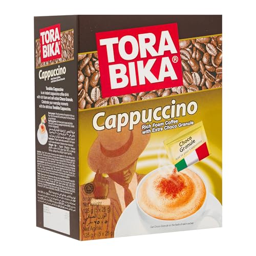 Torabika Cappuccino Instant Coffee 5-ct, 125 Gram by Torabika
