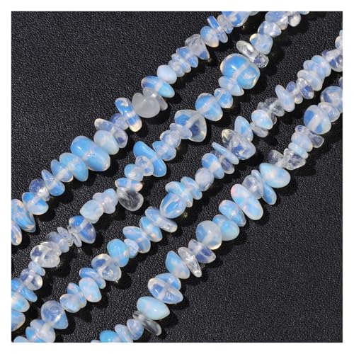 Perles d'agates et gravier de quartz bleu ciel pour ateliers de bijoux haut de gamme