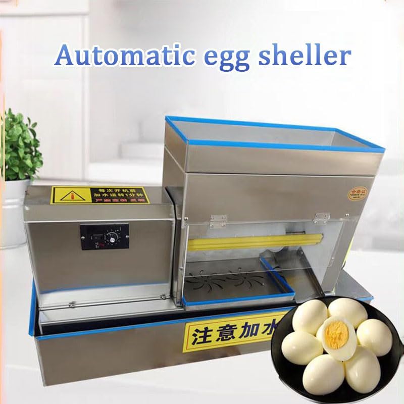 Boiled Egg Peeler Duck Goose Egg Peeling Machine Stainless Steel Low Breakage Rate Automatic Eggshell Remover Sheller