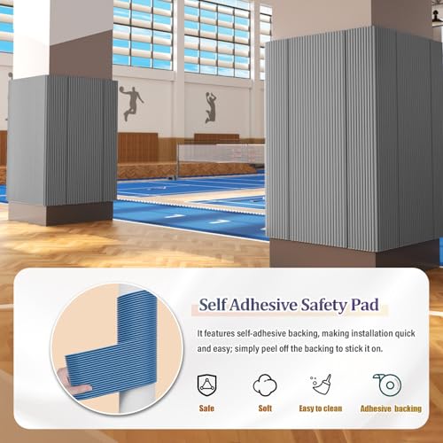 Espuma autoadhesiva protectora de columnas para garaje y gimnasio 4