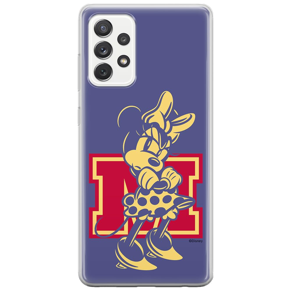 ERT GROUP mobile phone case for Samsung A52 5G / A52 LTE 4G / A52S 5G original and officially Licensed Disney pattern Minnie 072 optimally adapted to the shape of the mobile phone, case made of TPU