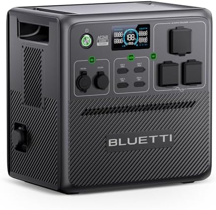 BLUETTI Pioneer 150 (AC240) Portable Power Station, 1536Wh Solar ...