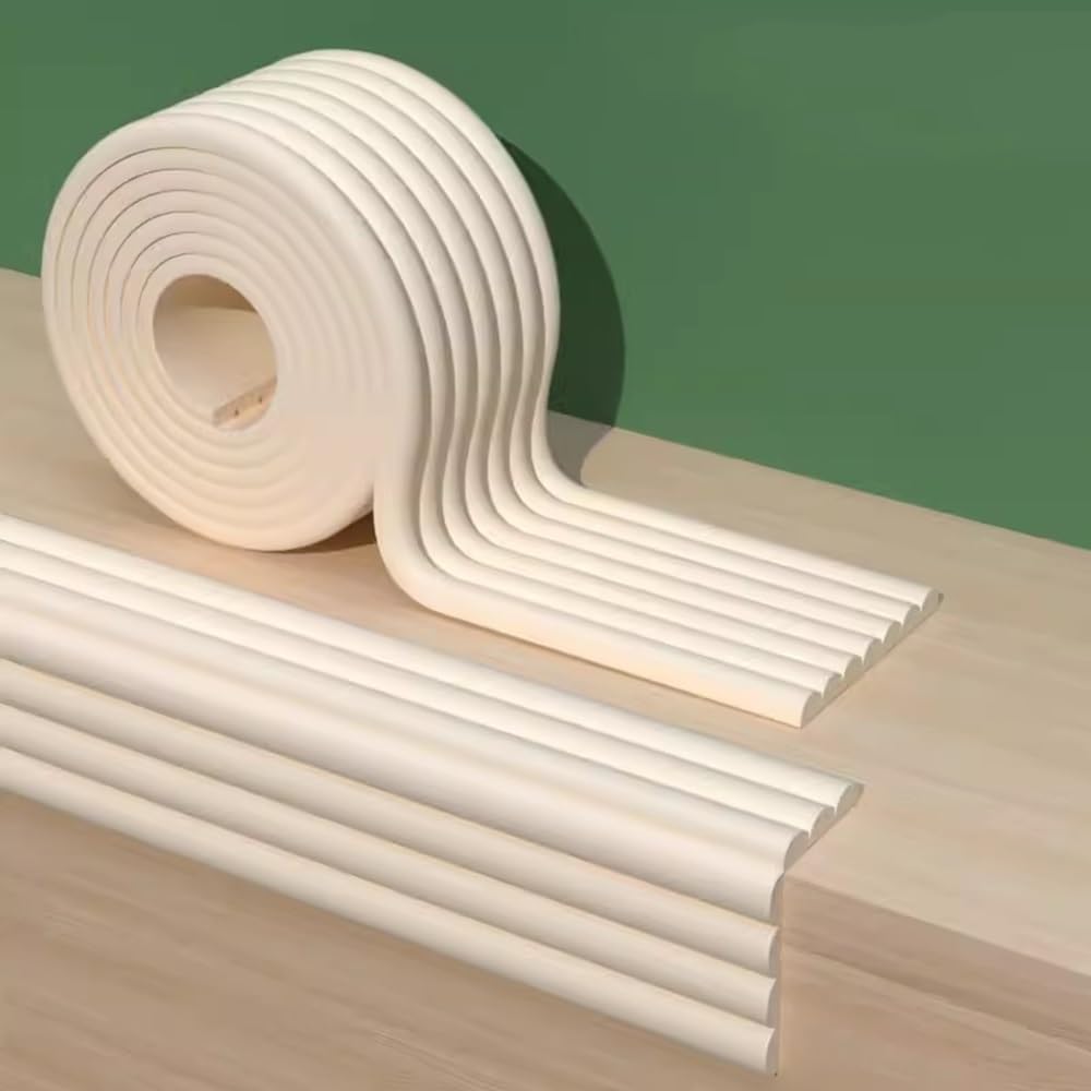 Protectores de bordes acolchados a prueba de bebés, protectores de bordes con cintas adhesivas para columna de garaje, protectores de bordes de mesa para protectores de esquinas de bebé, protectores